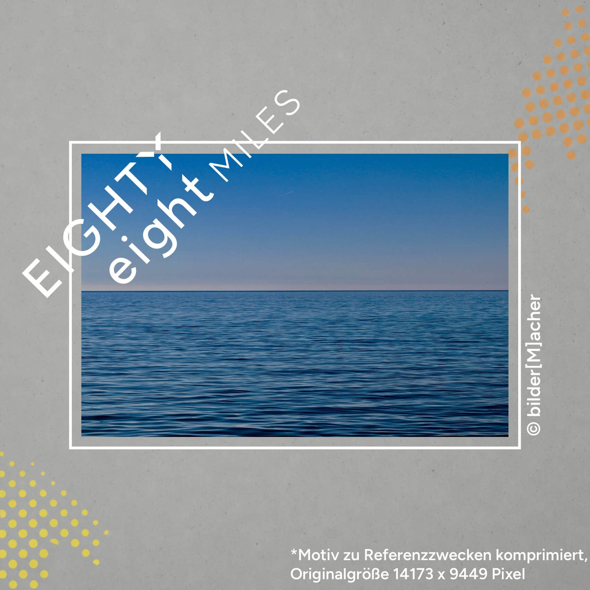 Wandbild des Horizonts am Meer