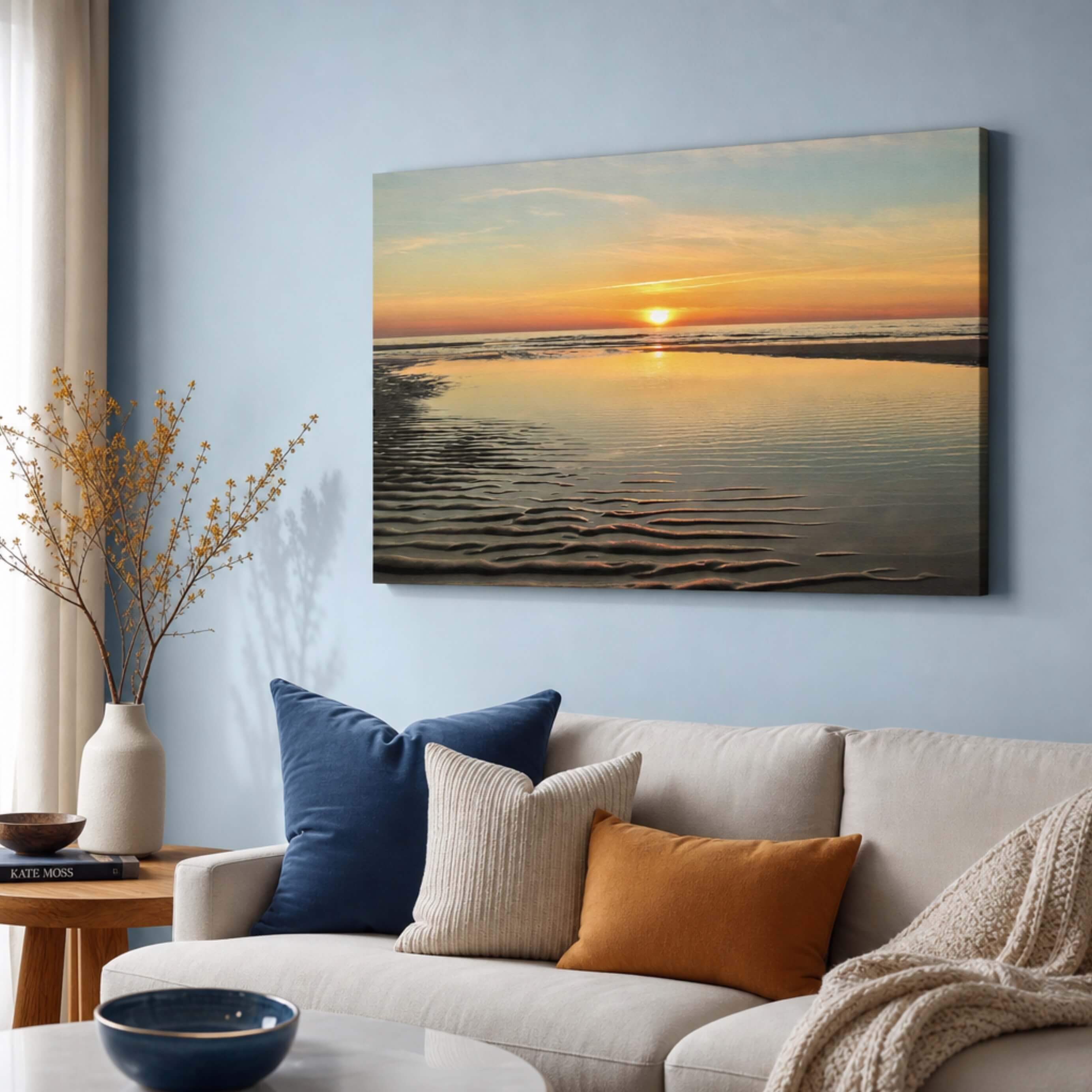DMC Masterpieces: Sonnenuntergang bei Ebbe in einer Wohnsituation