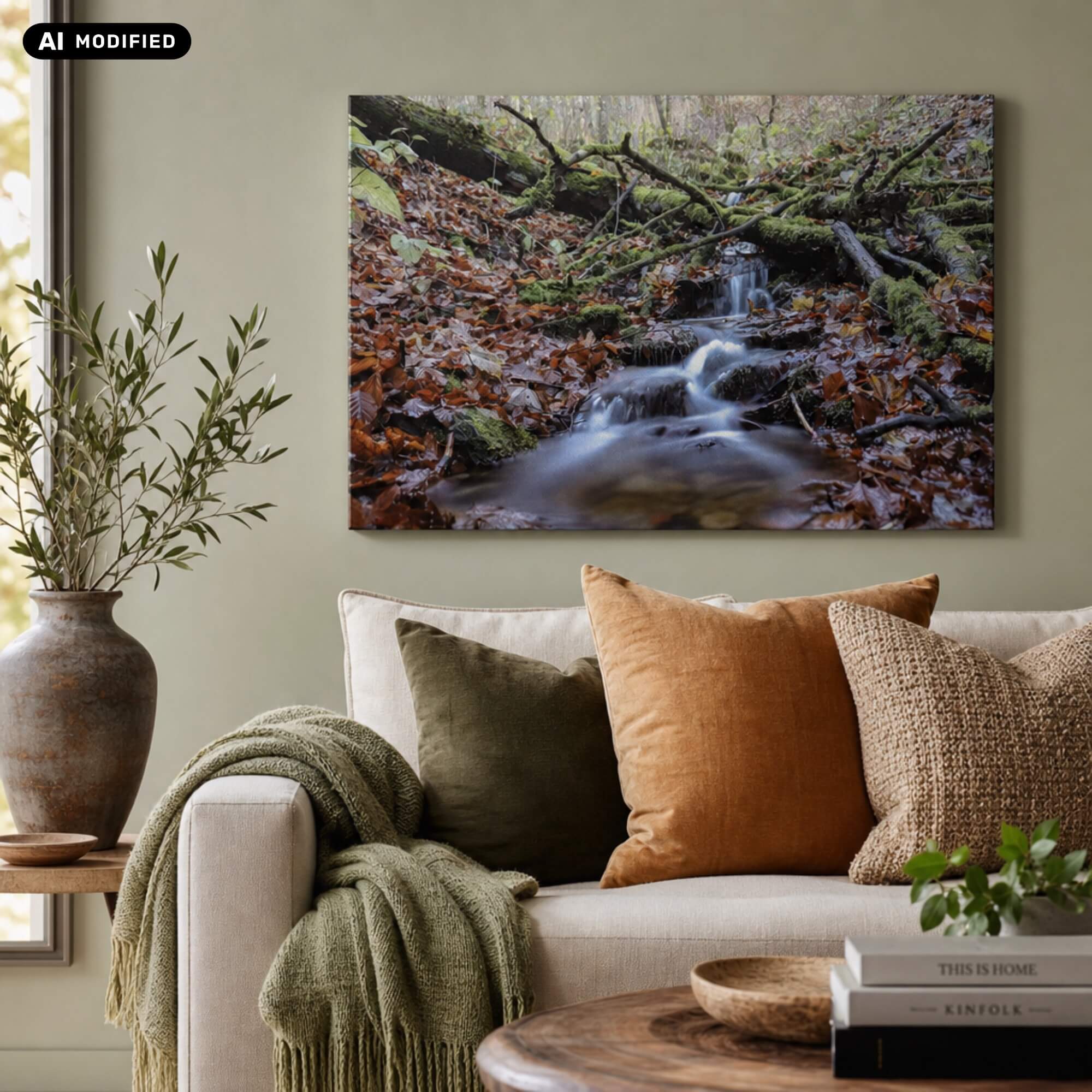 Wandbild DMC Masterpieces: Weg der Natur in einer Wohnsituation