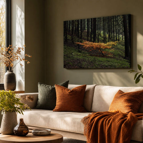 [ai-modified;e:living-room] Wandbild DMC Masterpieces: Be Different in einer Wohnsituation