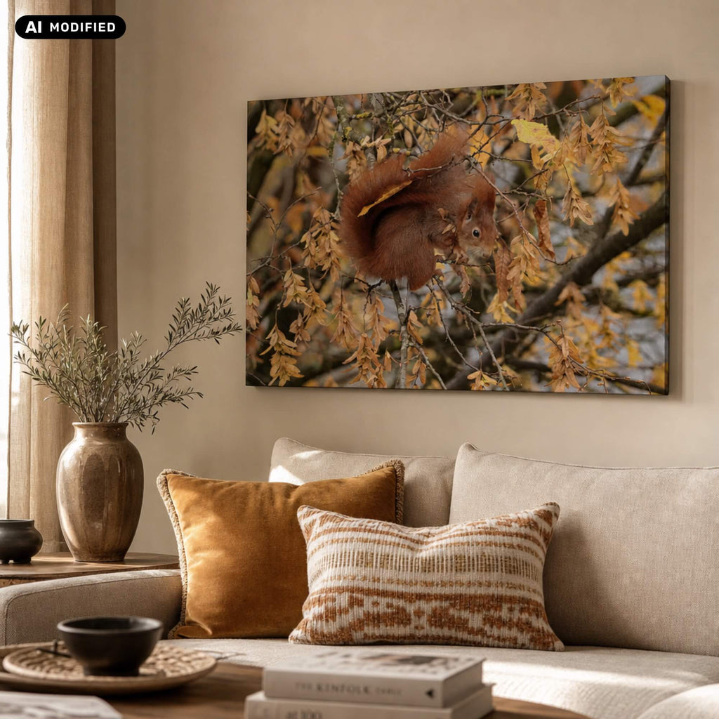 Wandbild DMC Masterpieces: Nussknacker in einer Wohnsituation
