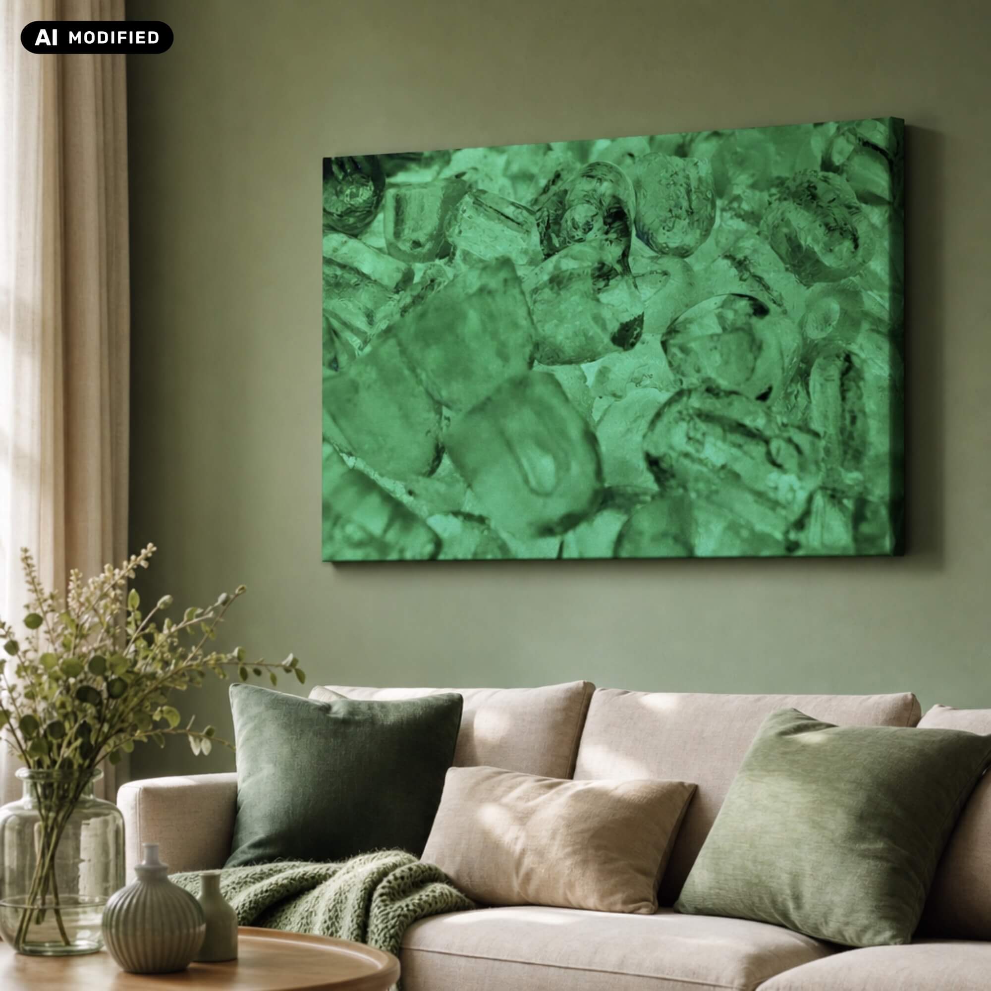 Wandbild DMC Masterpieces: Abkühlung in einer Wohnsituation
