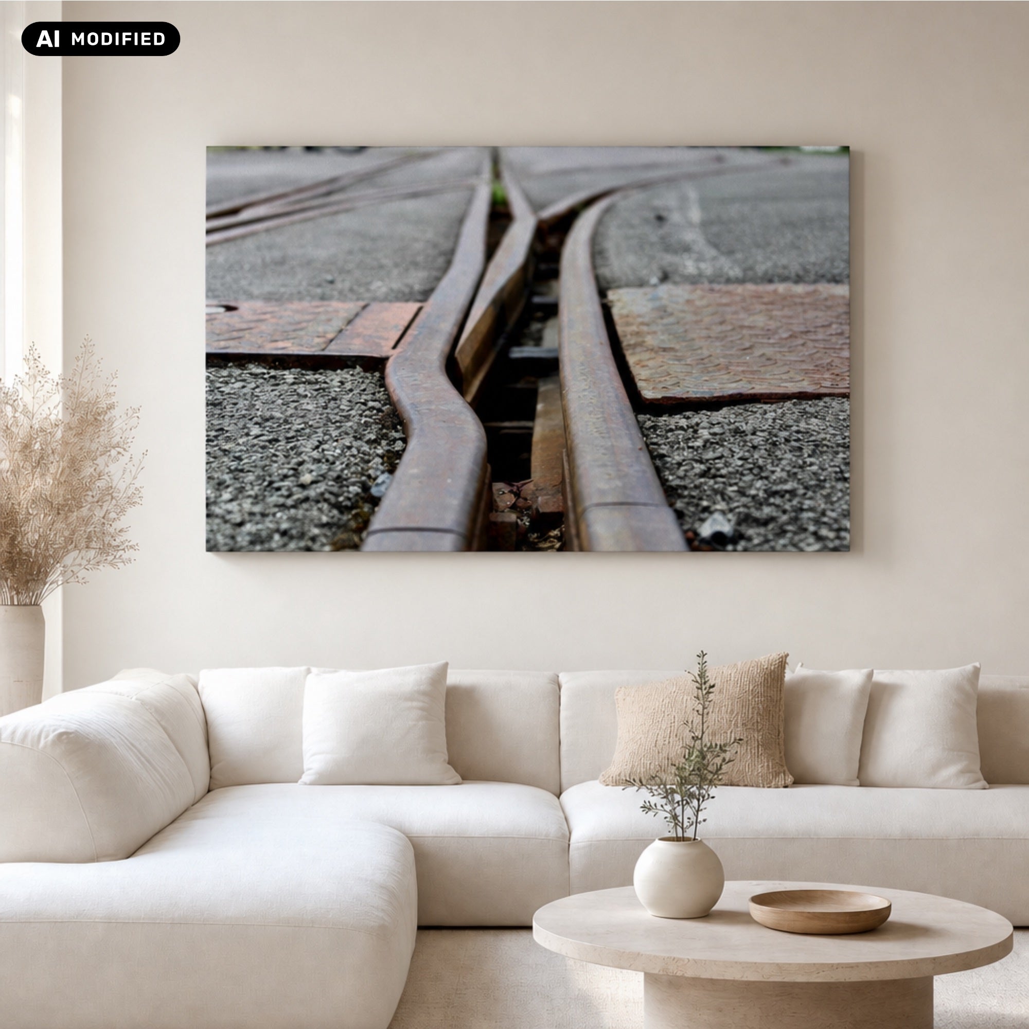 Wandbild DMC Masterpieces: Weichenstellung
