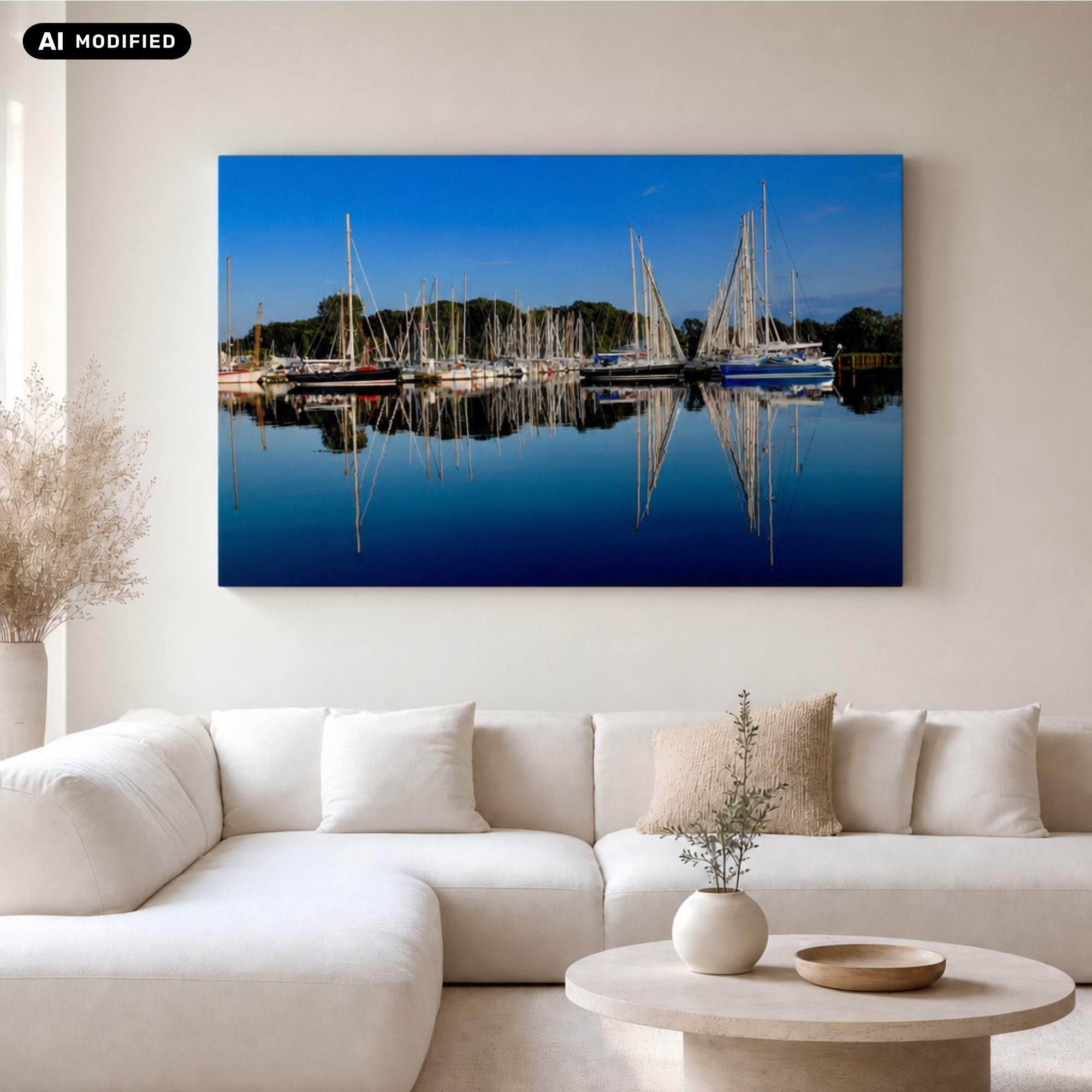 Wandbild DMC Masterpieces: Yachthafen