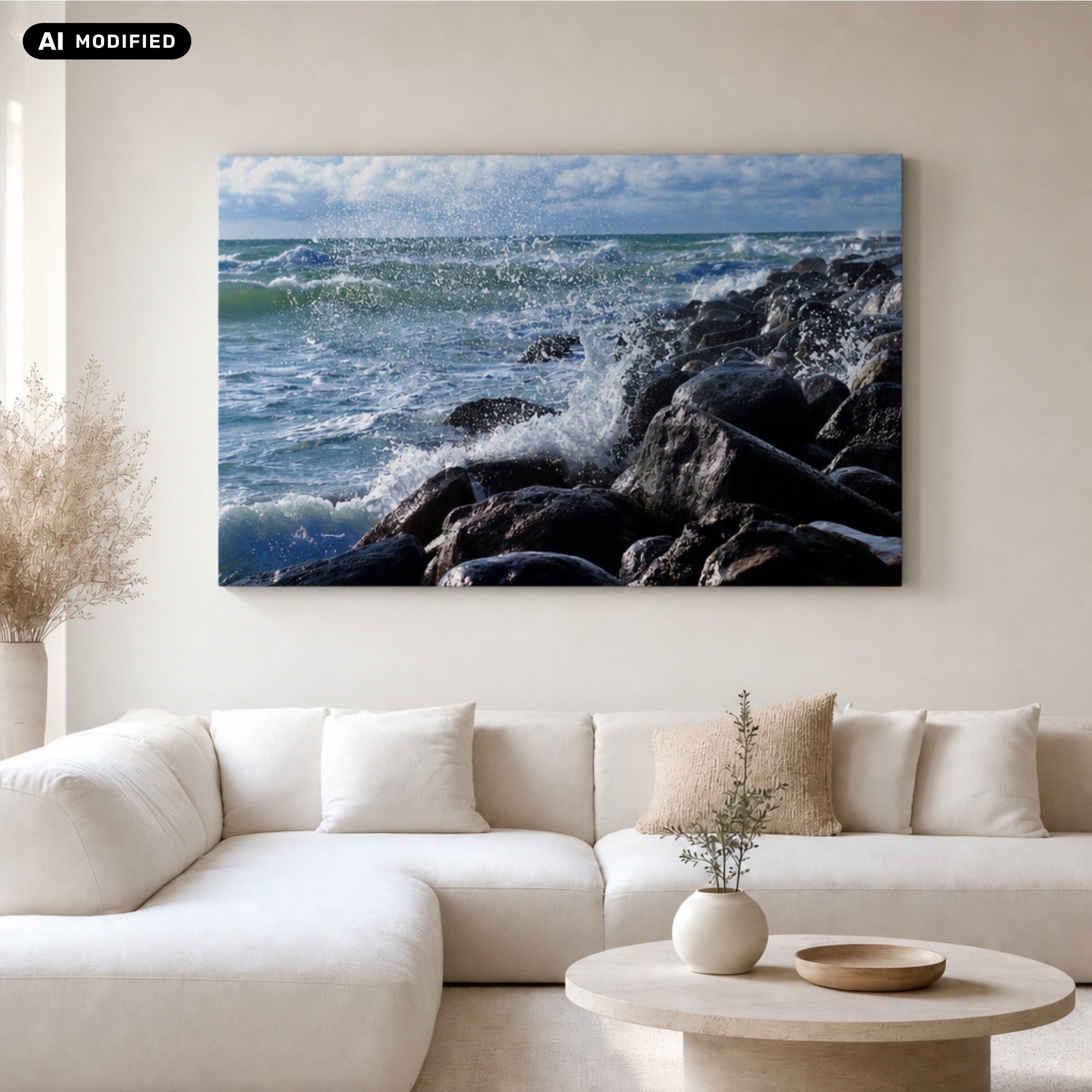Wandbild DMC Masterpieces: Wellenbrecher