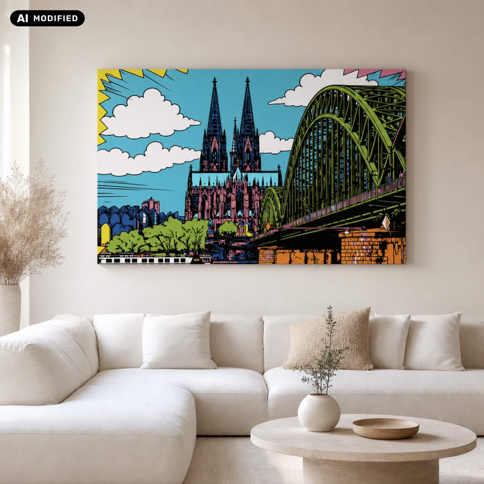 Wandbild: Köln meets Popart